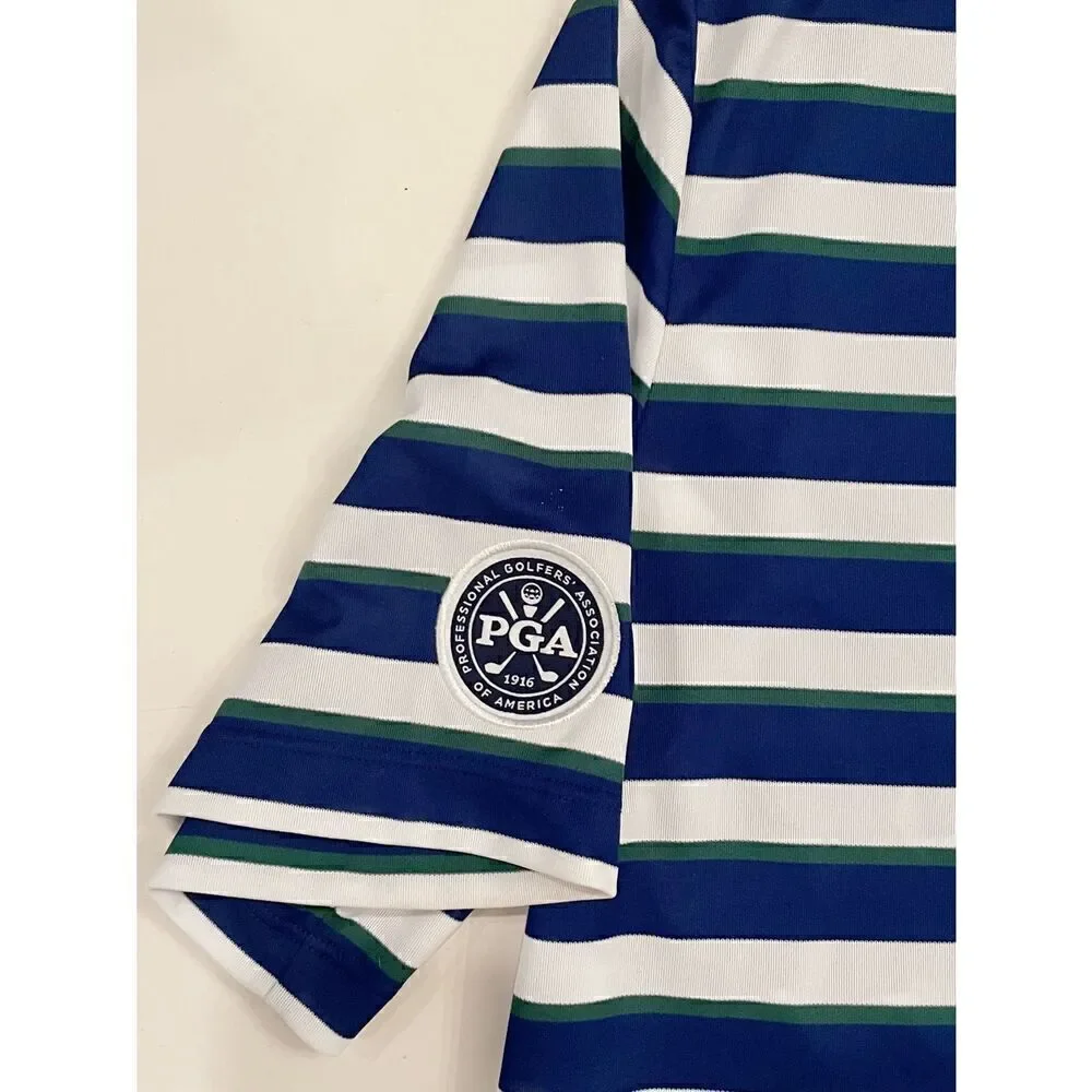 Ralph Lauren Polo Kiawah Golf Ocean Course Stripe Size Large PGA